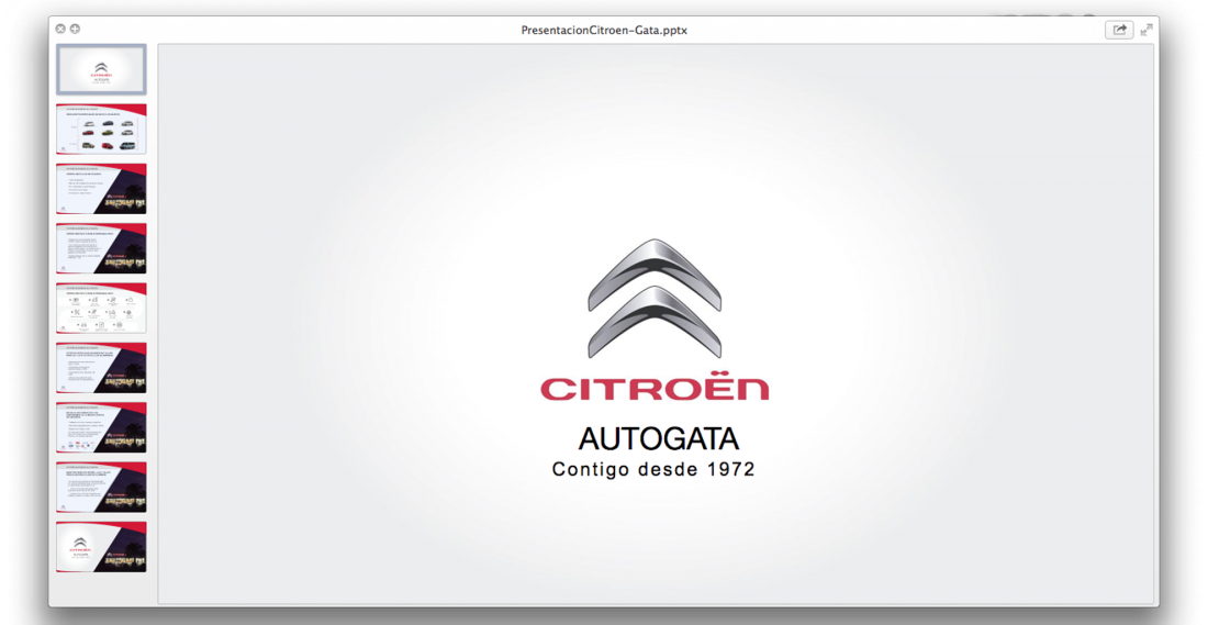 Presentación Citroën